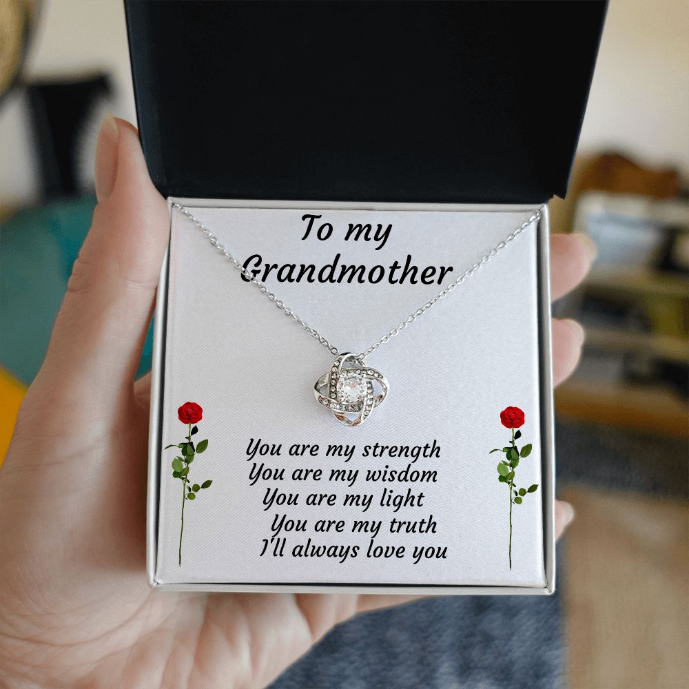 Grandmother Love Knot Necklace